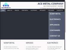 Tablet Screenshot of acemetalco.com
